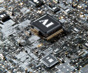 AI visibility concept showing artificial intelligence chip representing brand presence in AI platforms